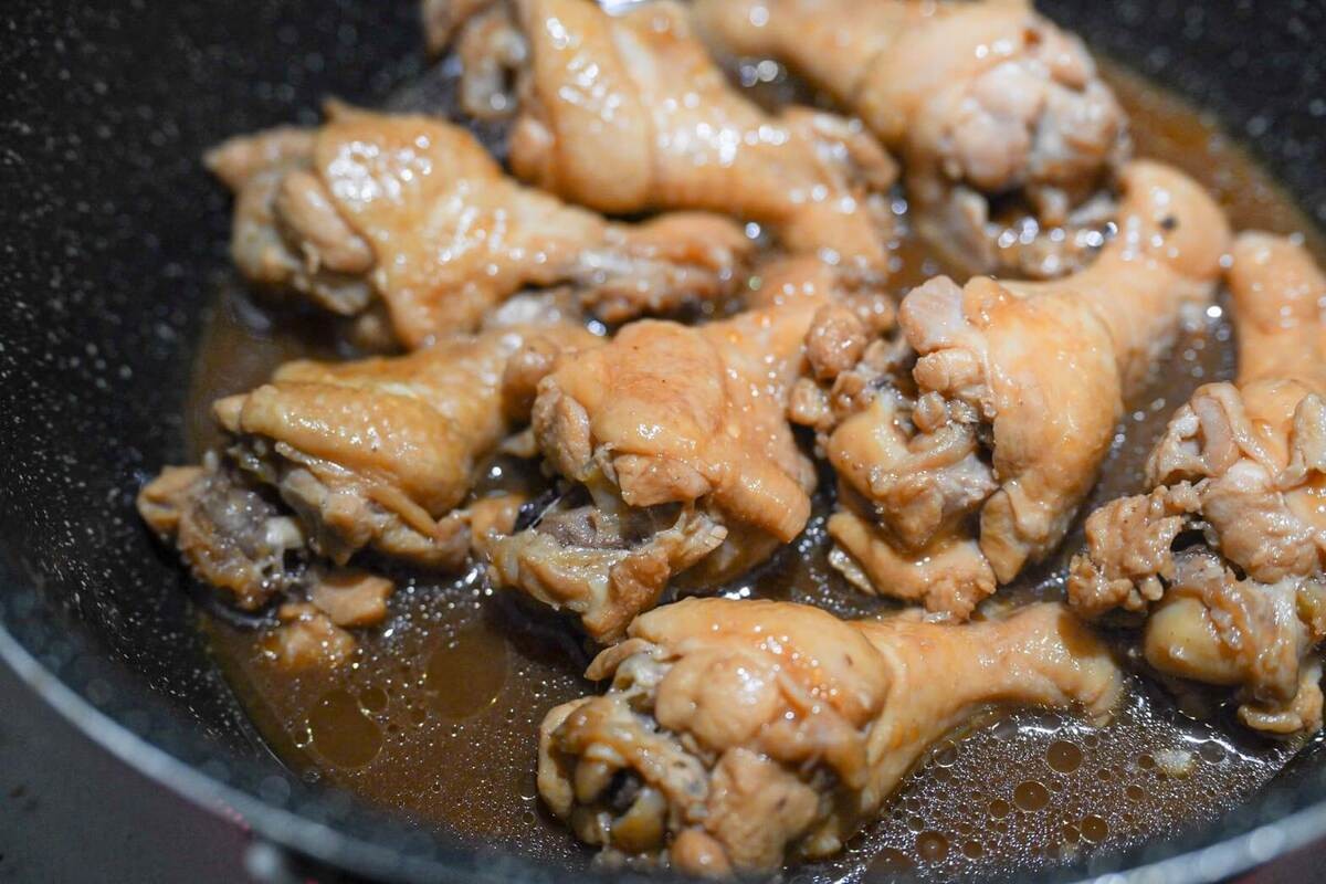 つゆで作る鶏のさっぱり煮