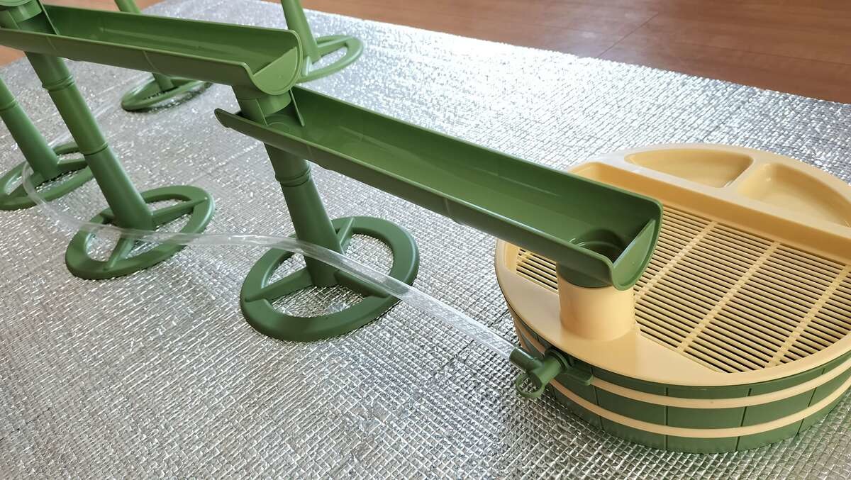 いつものそうめんが数倍楽しく！本格「流しそうめん器」
