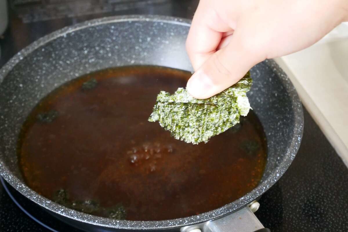 大根ステーキ のりソース