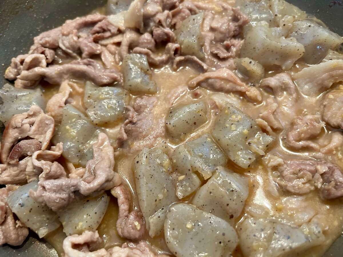 ちはるさん「豚こまどて焼き風」のレシピ