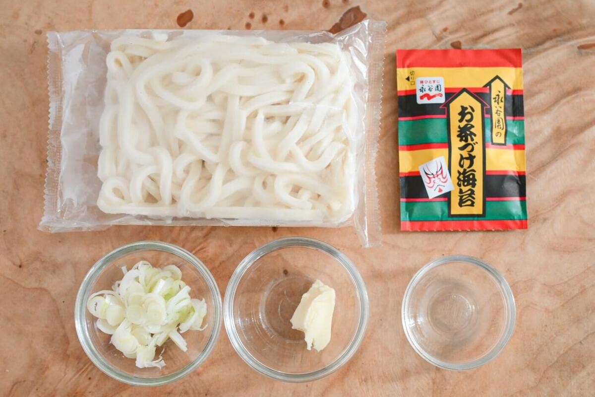 永谷園公式「お茶づけ和えうどん」のレシピ
