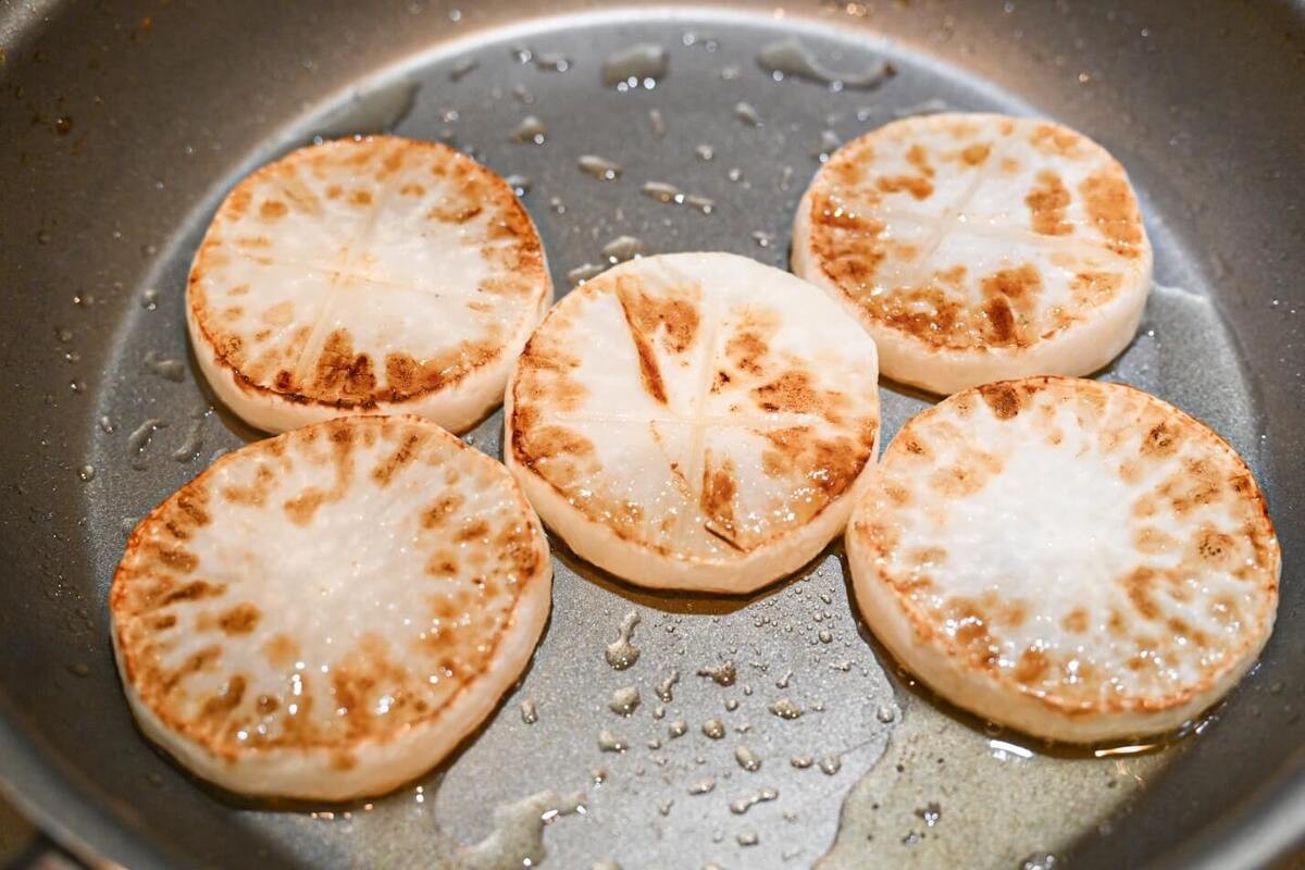 ミツカン公式「バタぽんで楽しむ！大根ステーキ」