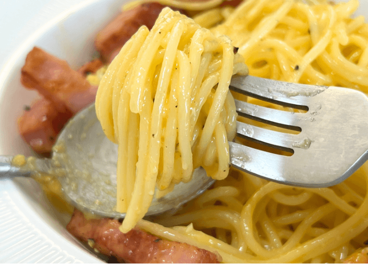 ZIP!「舘様のカルボナーラ」の再現