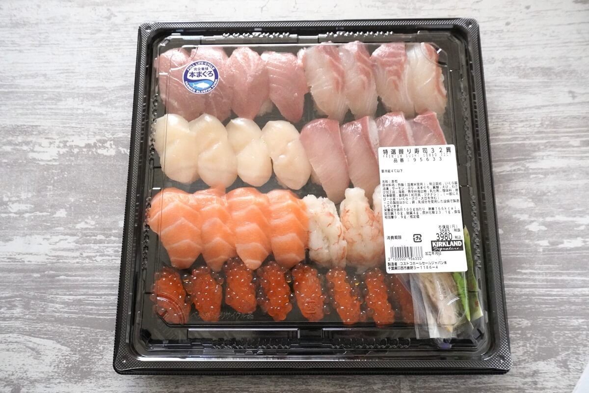 コストコ各倉庫店で製造されるこだわりのお寿司