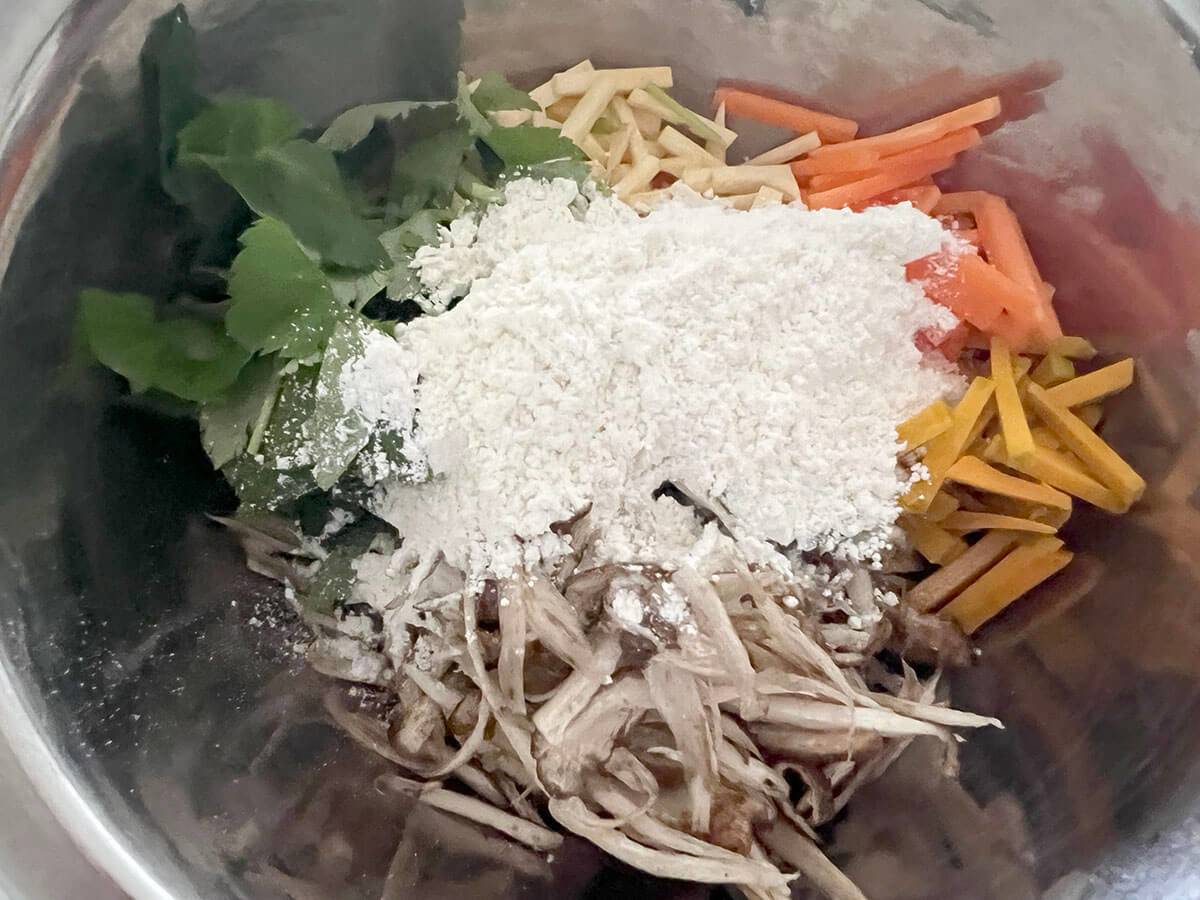 村田吉弘さん「野菜のかき揚げ」のレシピ