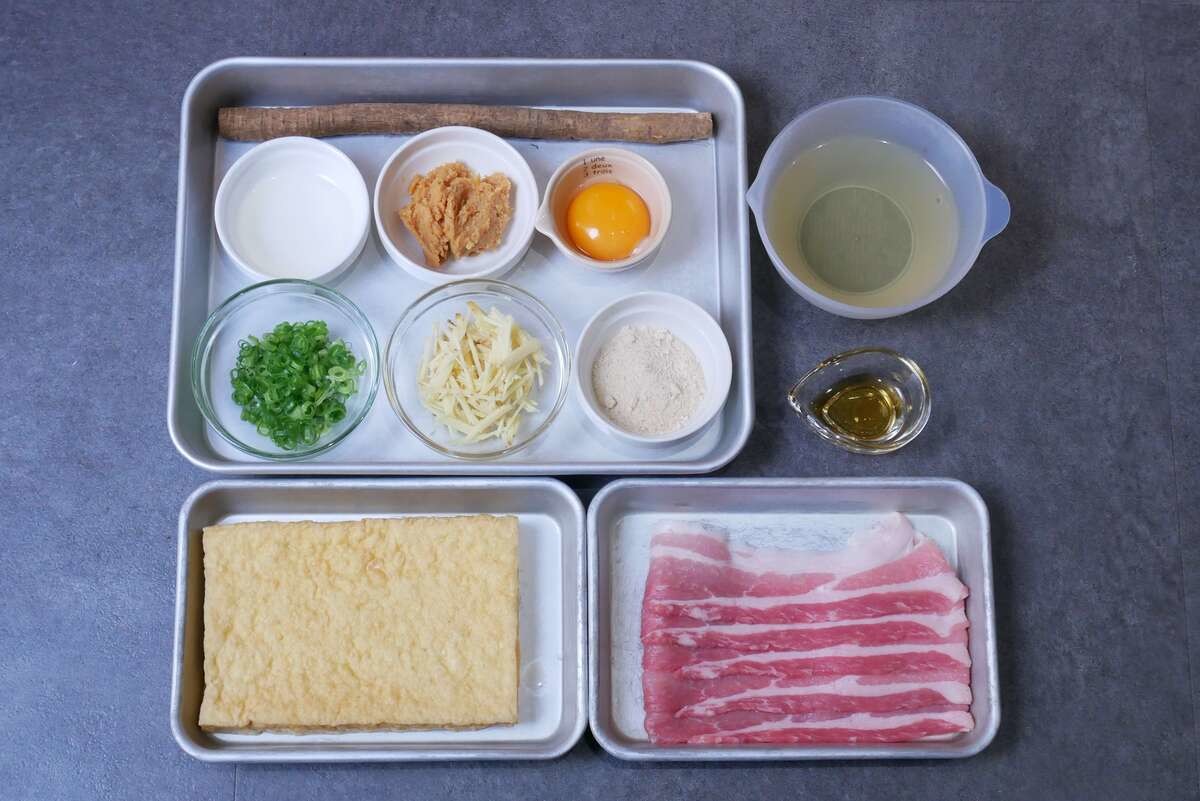 豚肉と厚揚げの味噌煮