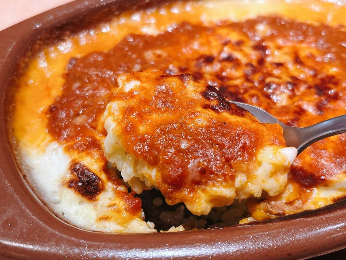 「ミラノ風ドリア」よく焼きをオーダー