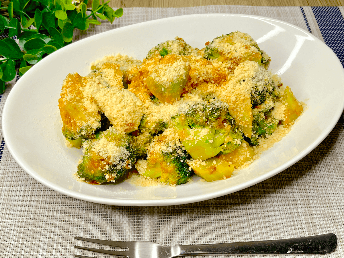 ブロッコリーのソテーミートソース