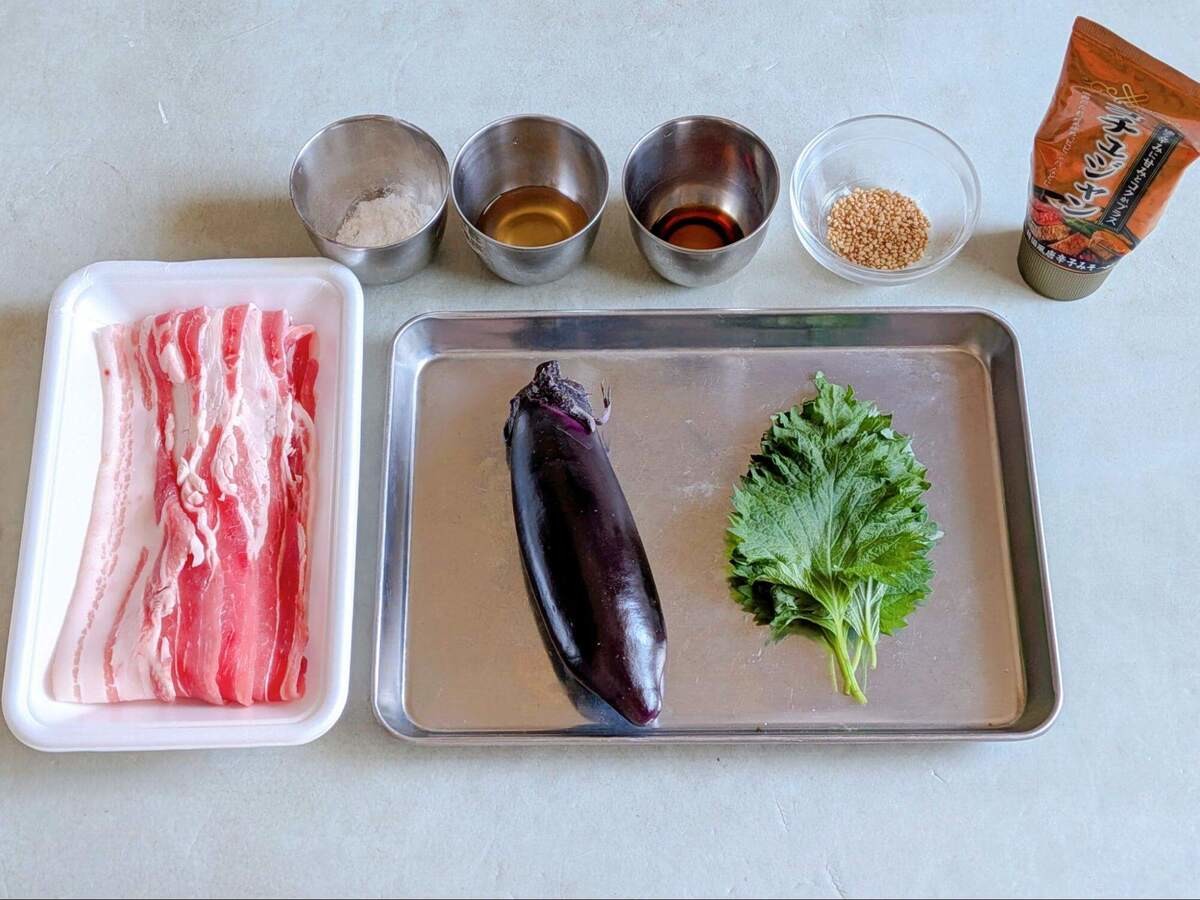 韓国風とろなすの辛旨肉巻き