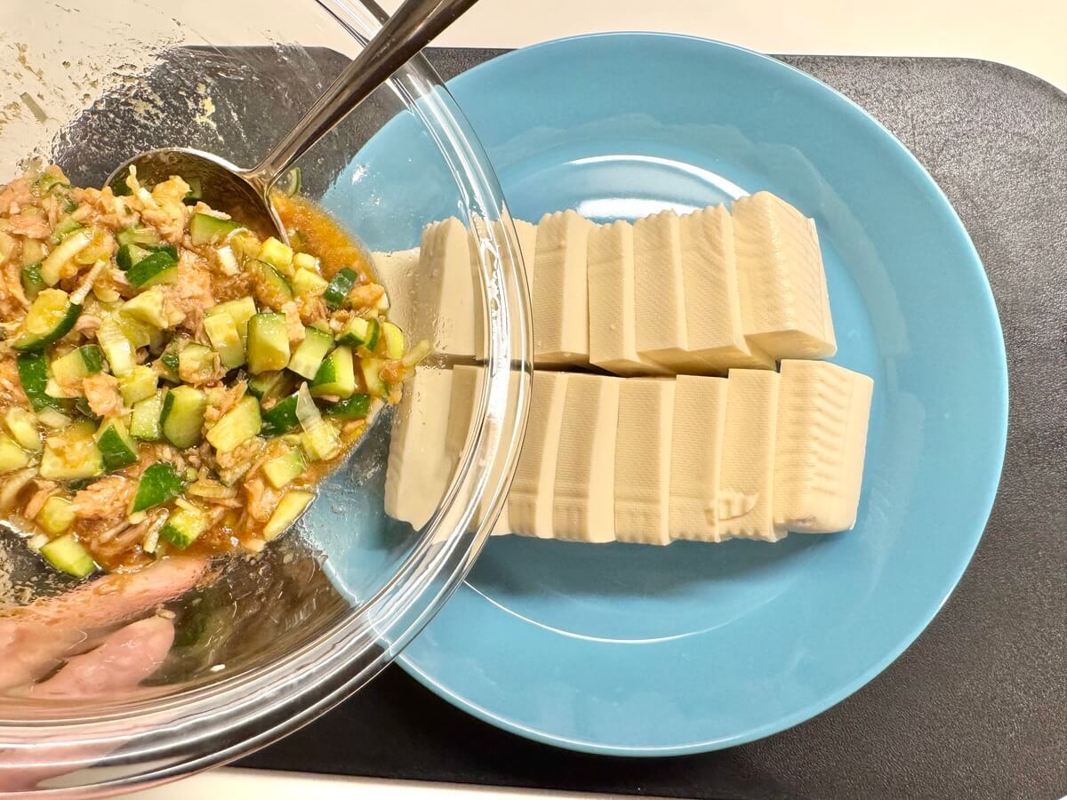 和田明日香さん「味付け一本 冷ややっこ」