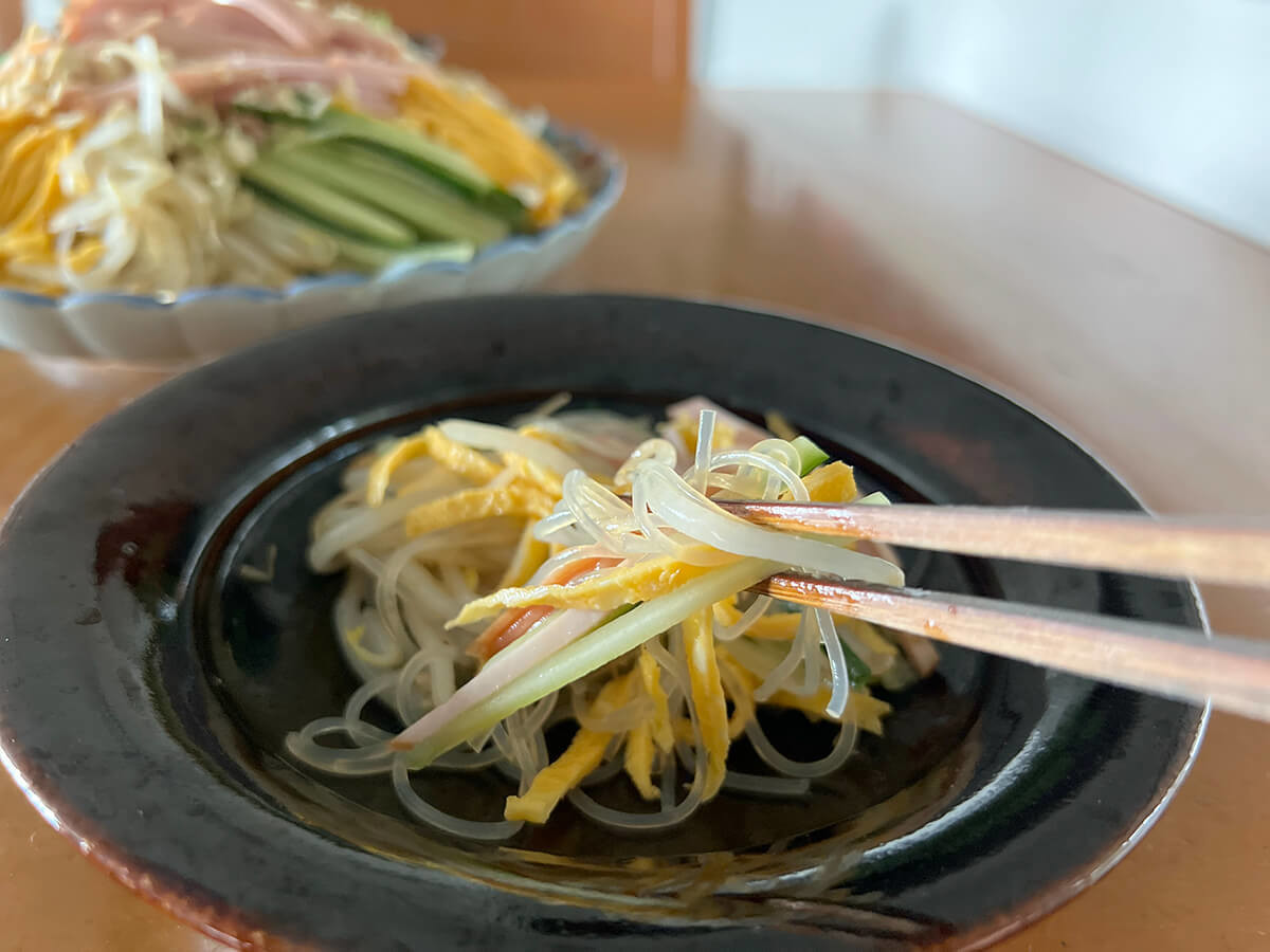 小林まさみさん「中華風春雨サラダ」