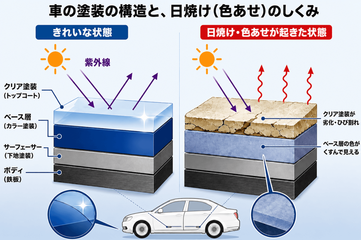 車のプロが教える「日焼け・紫外線対策」