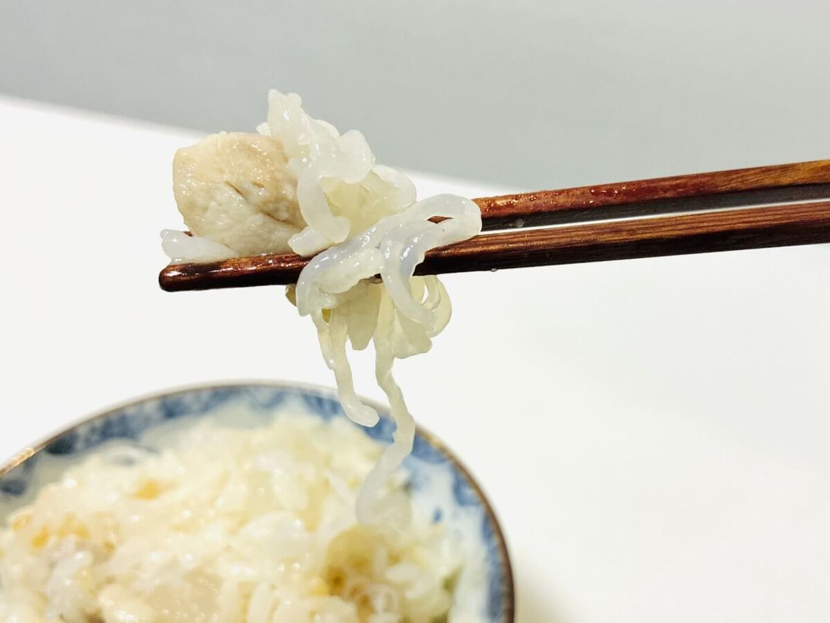 亜希さん「2.5倍にかさまし炊き込みごはん」