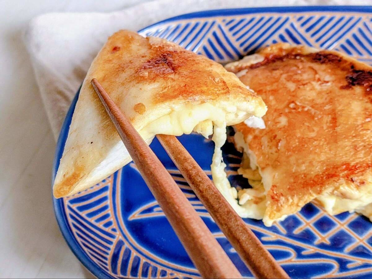 はんぺんのとろけるチーズ和風挟み焼き