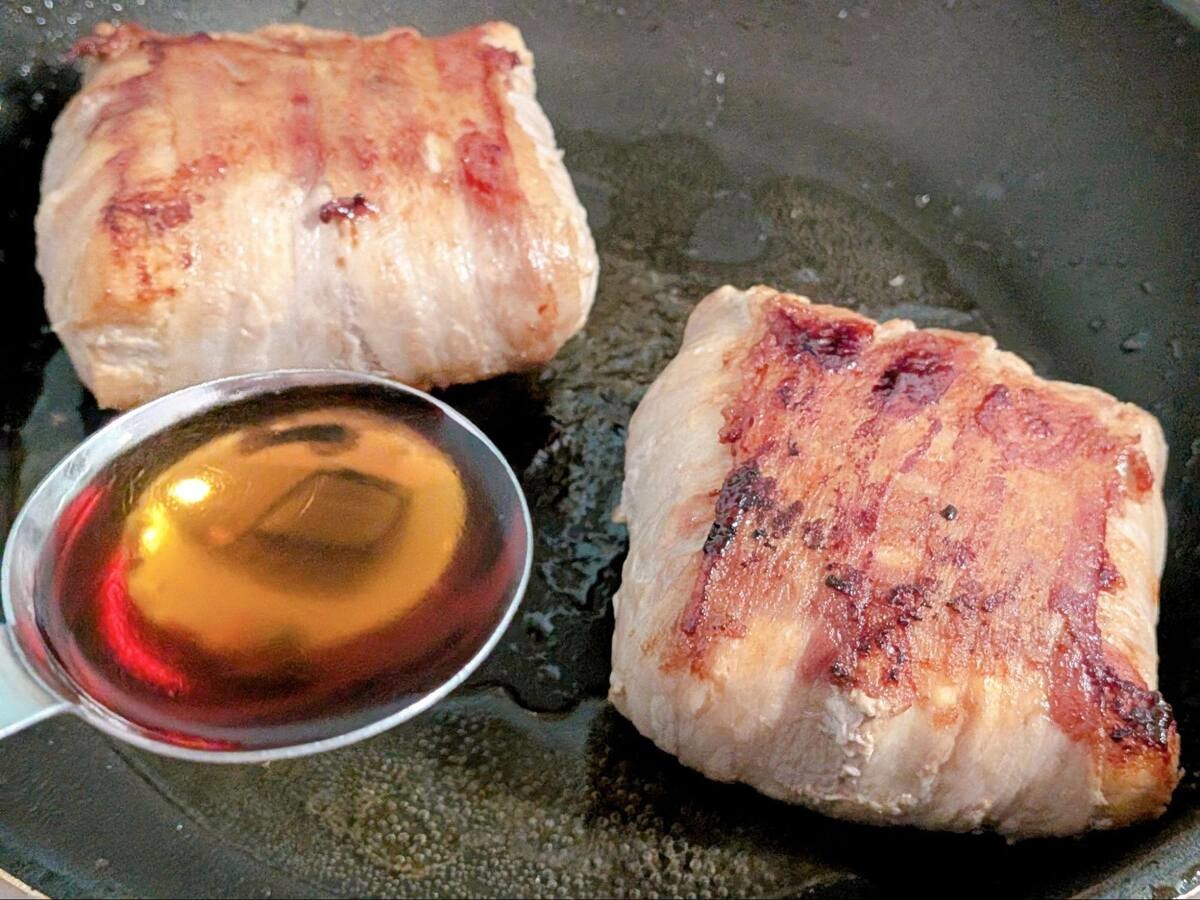 亜希さん「かさまし厚揚げステーキ」