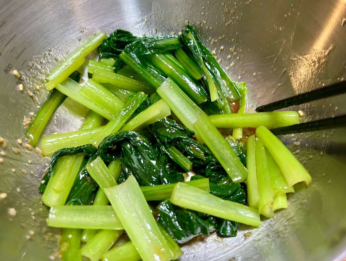 相葉マナブ「小松菜ナムル」のレシピ