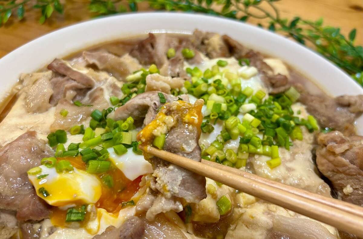 豚こま豆腐すき煮