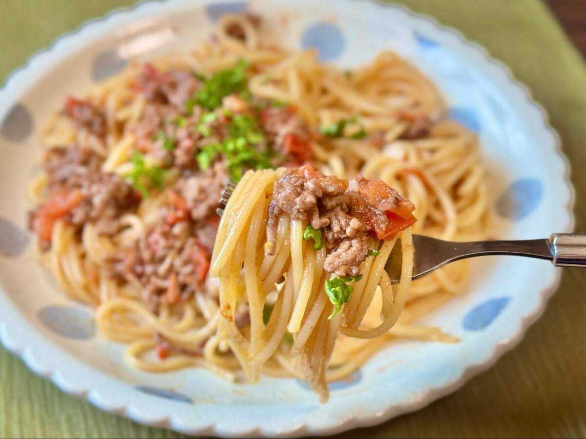 土井善晴さん「フレッシュトマトのミートスパゲッティ」