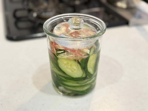 スリコガラス漬物保存容器
