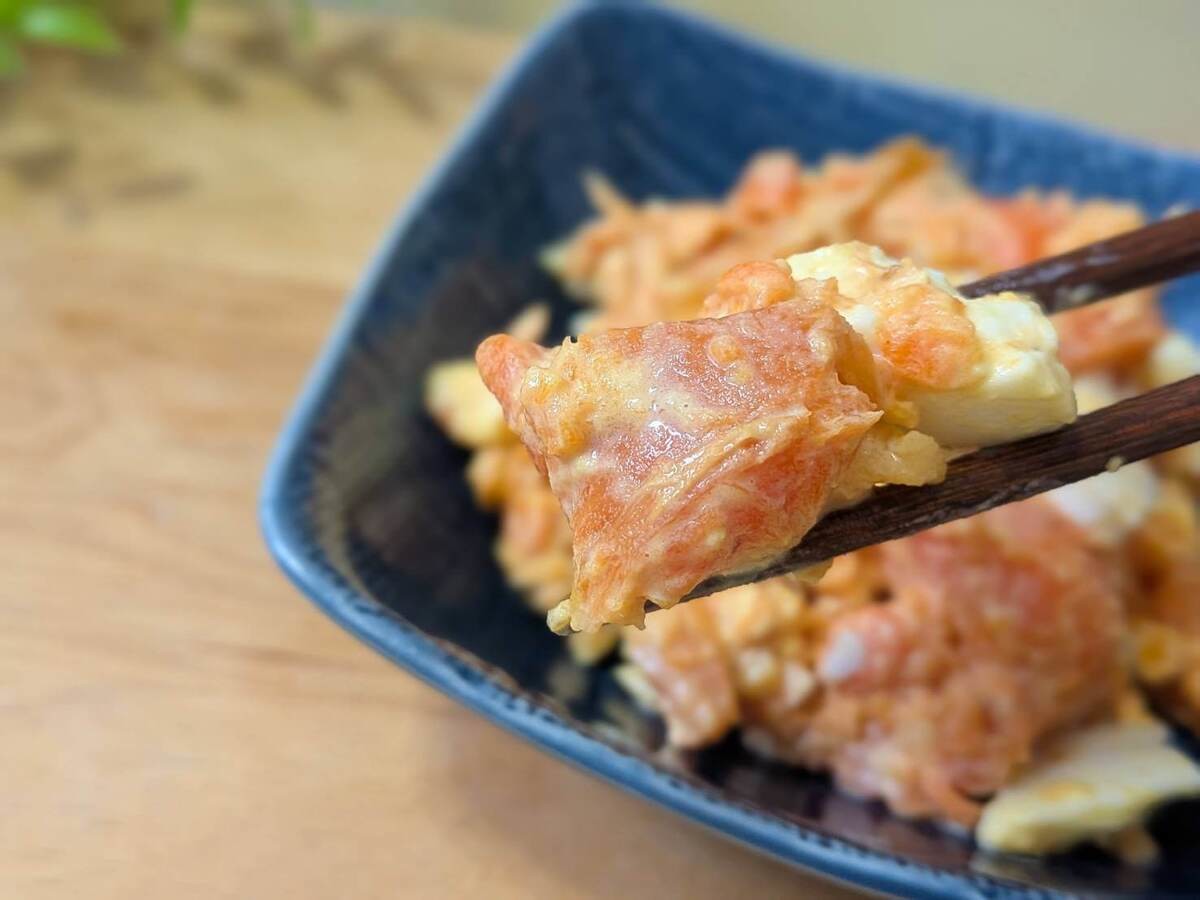 包丁もまな板も鍋も不要！レンチンで作るにんたまサラダ