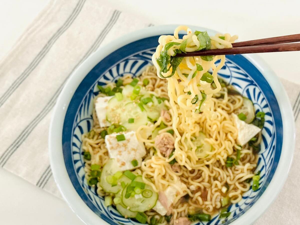 冷や汁風みそラーメン