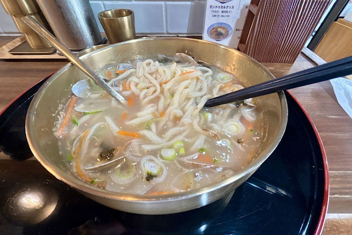 「韓国うどんミル」