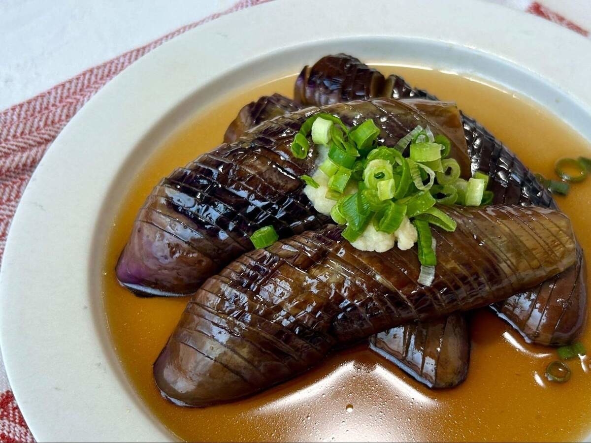 なすのさっぱり焼きびたし