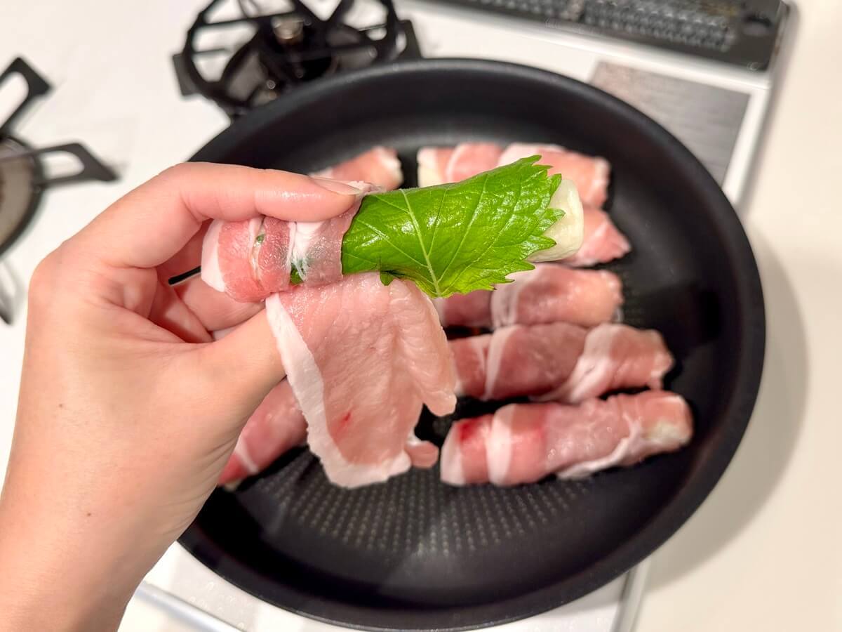 肉巻きチーちくわ