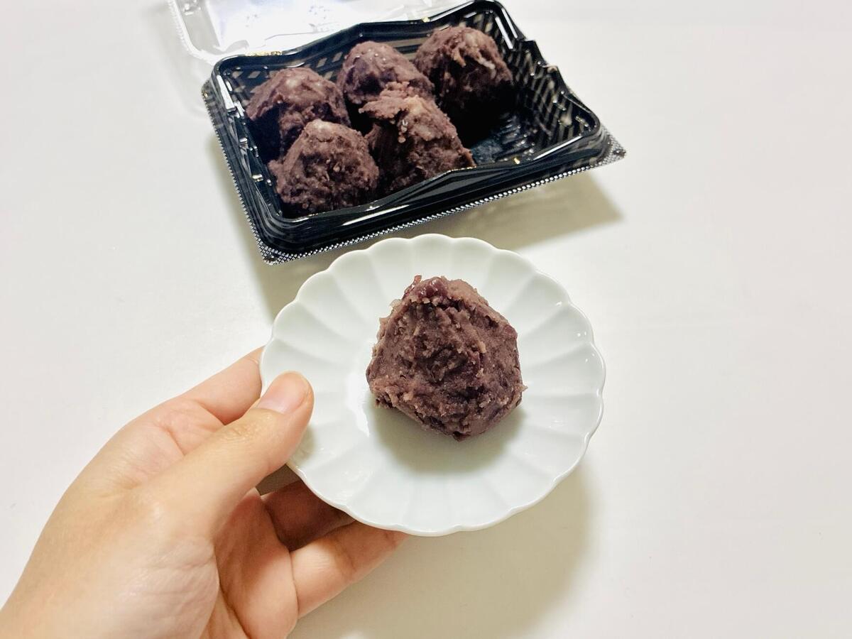 小さなおはぎ（あんこ）