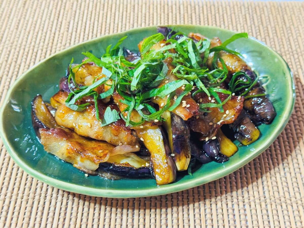 肉巻きナスのレシピ
