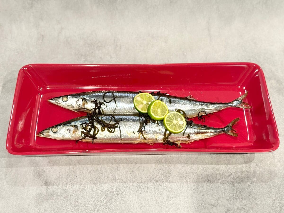 遠藤香代子さん「サンマの塩昆布焼き」