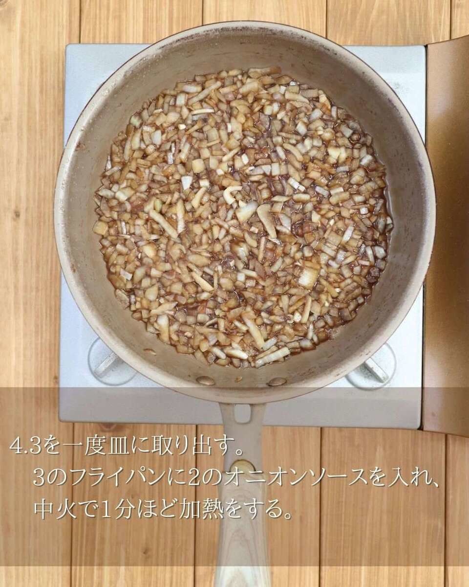 鶏むね肉×きのこのオニオンソース炒め