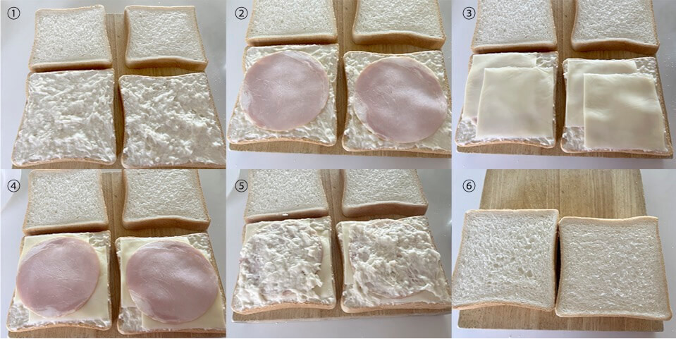 三國清三さん「クロックムッシュ」のレシピ