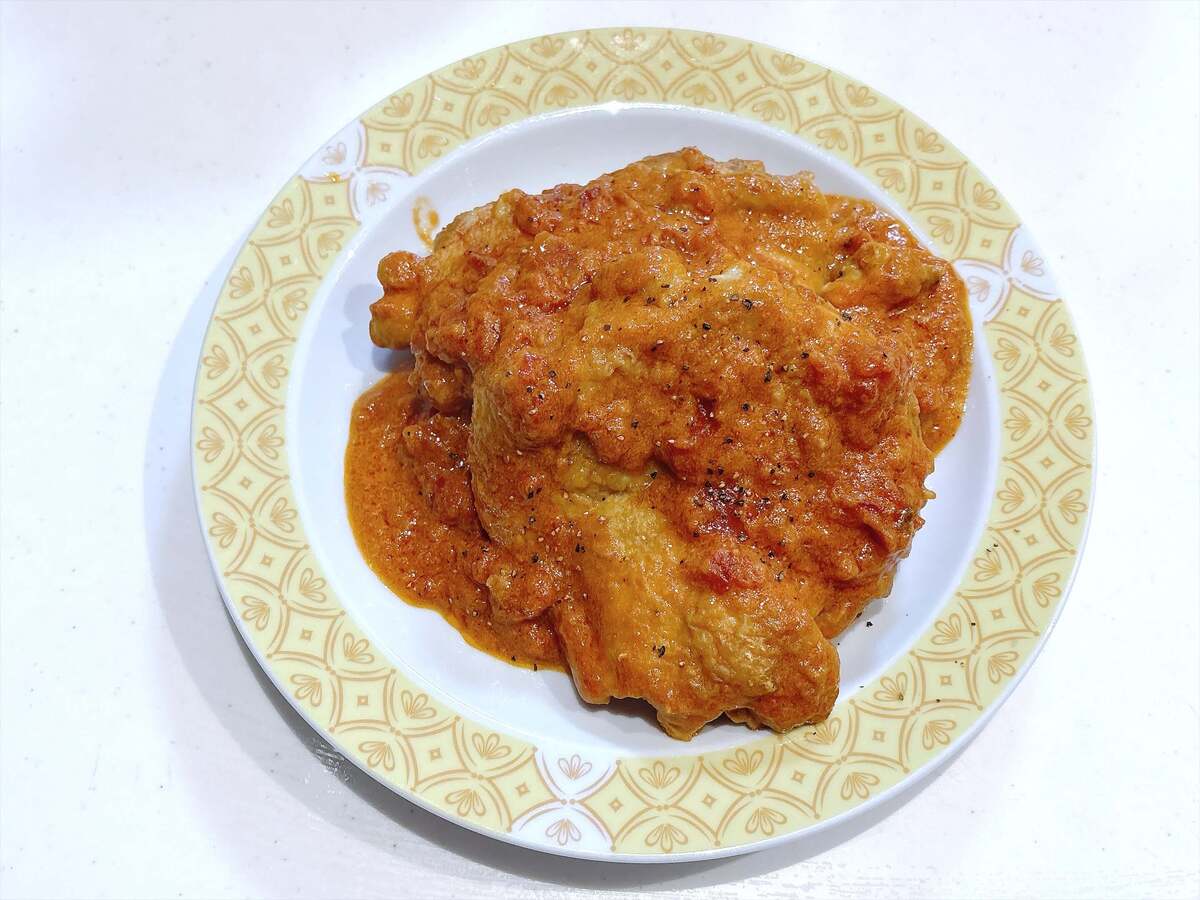 鶏のうまトマトクリーム煮