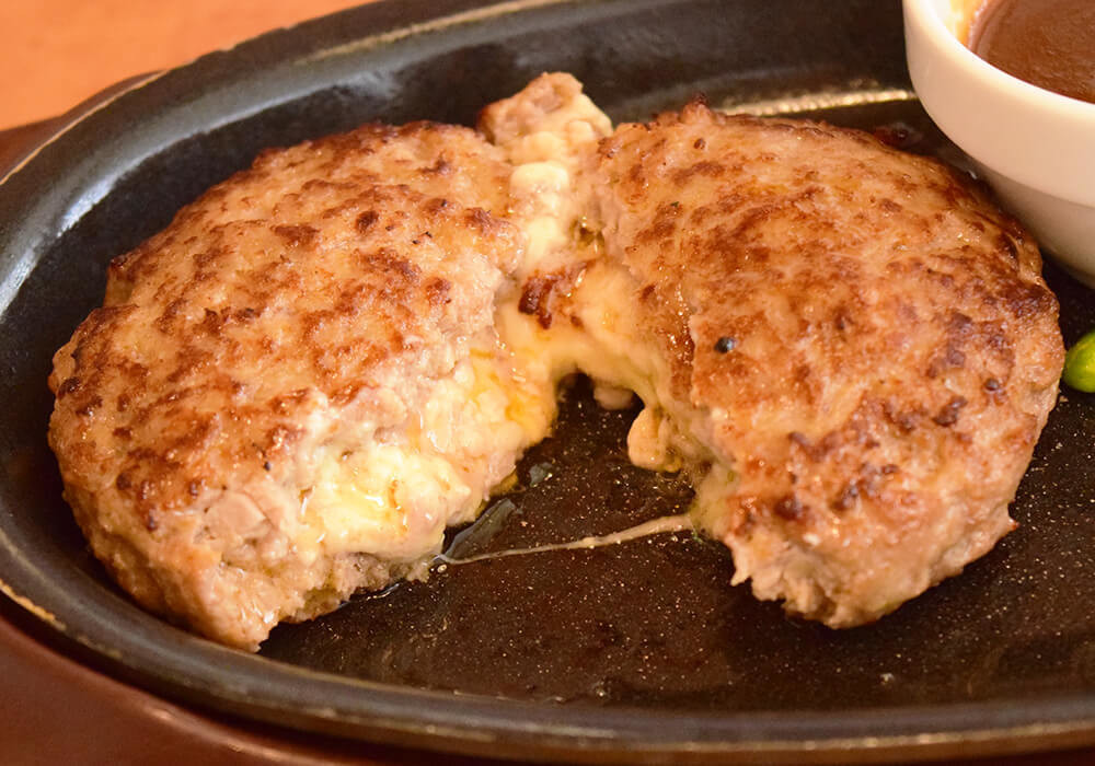 チーズONチーズINハンバーグ
