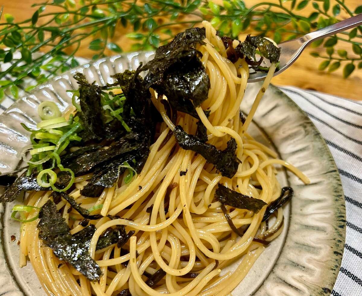 塩昆布パスタ