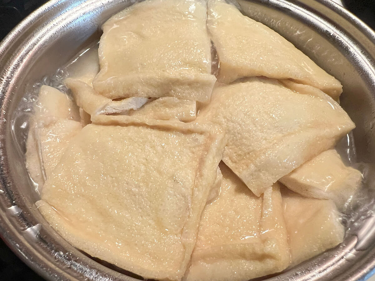 油揚げの炊いたん