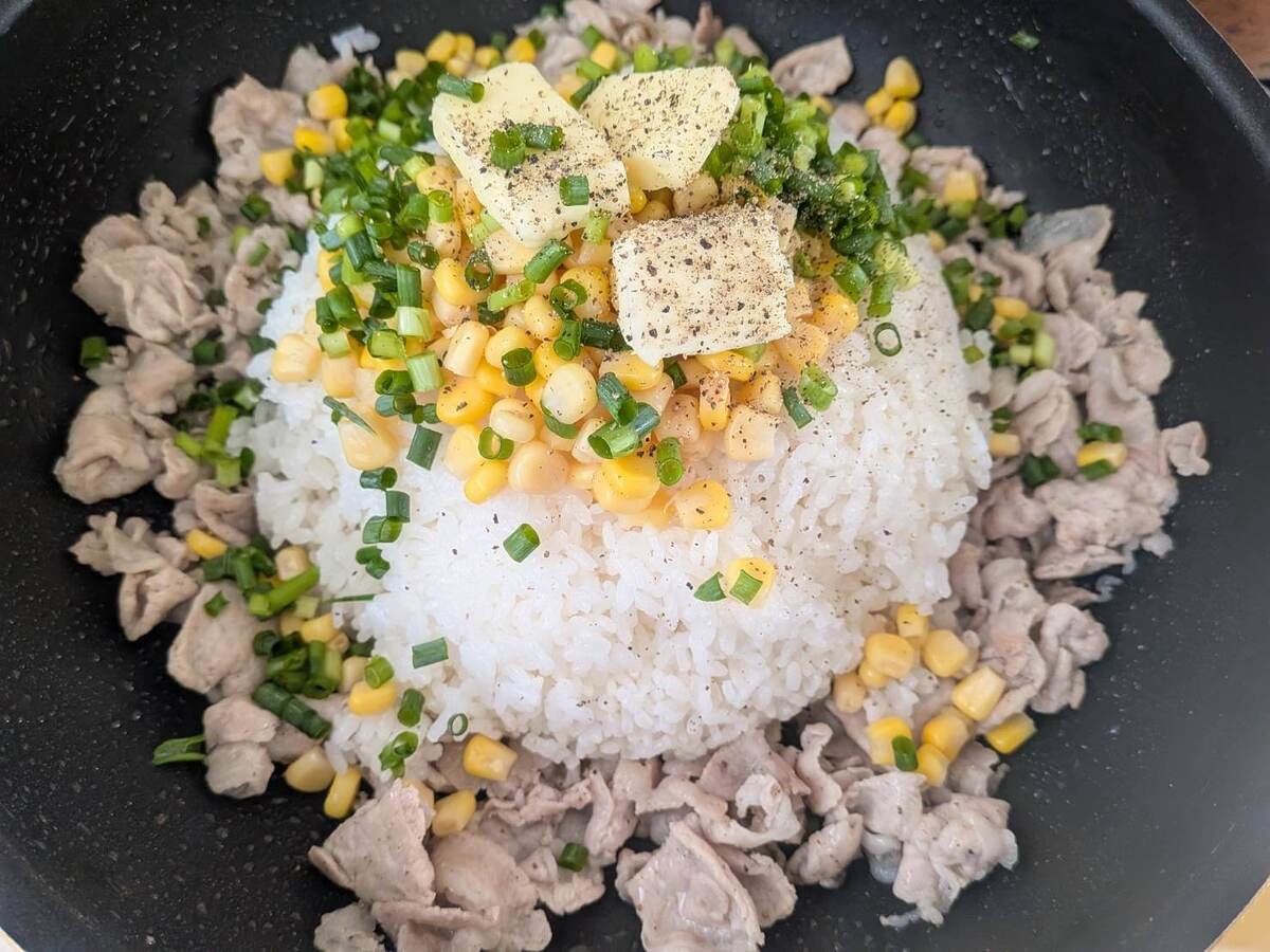 豚こまペッパーランチ風