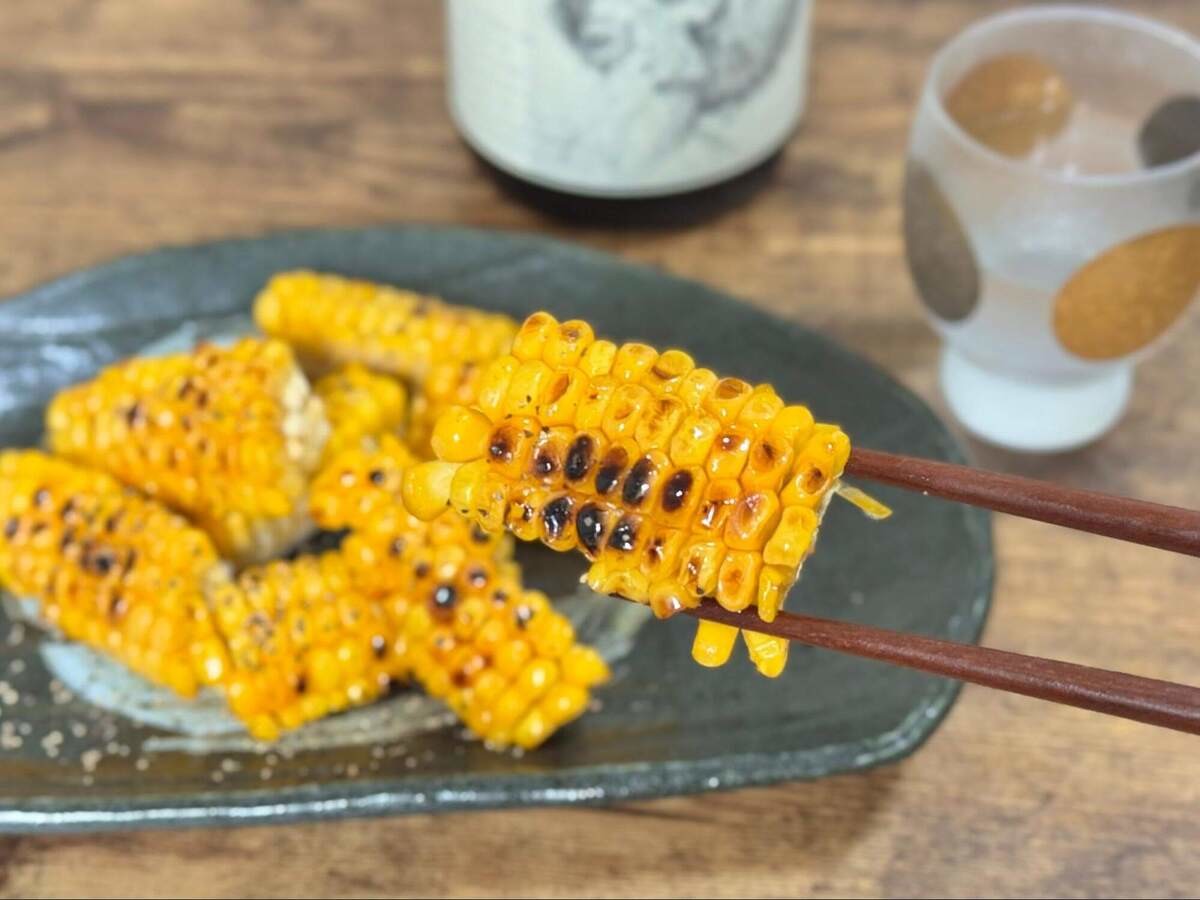 とうもろこしのしぼ生ステーキ