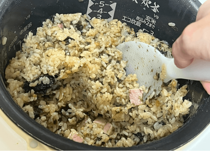 家事ヤロウ!!!「海苔とベーコンの炊き込みご飯」