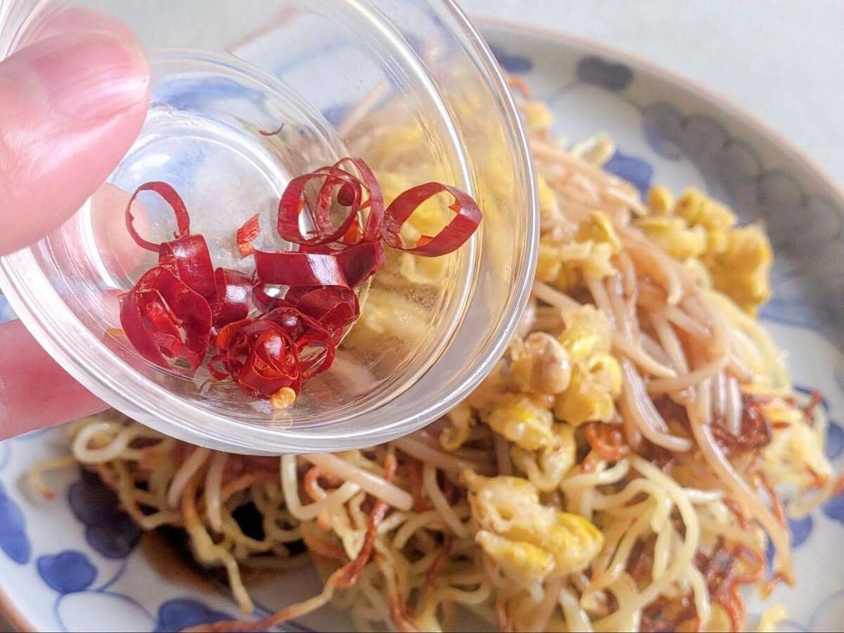 豆もやしの焼きそば
