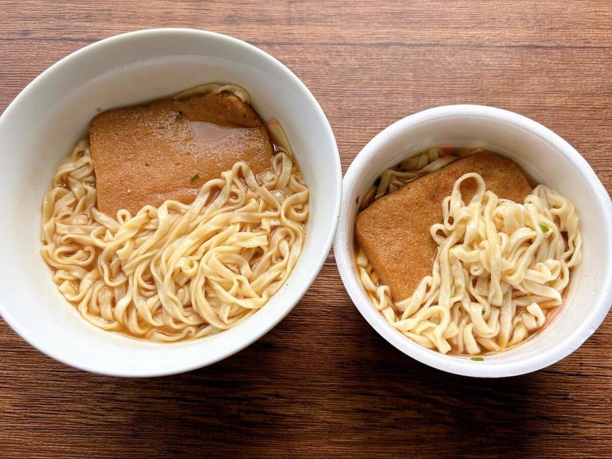 どん兵衛が生麺のような食感になる裏ワザ