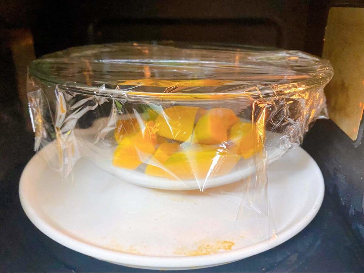 JA全農広報部「チーズ入りカボチャもち」のレシピ