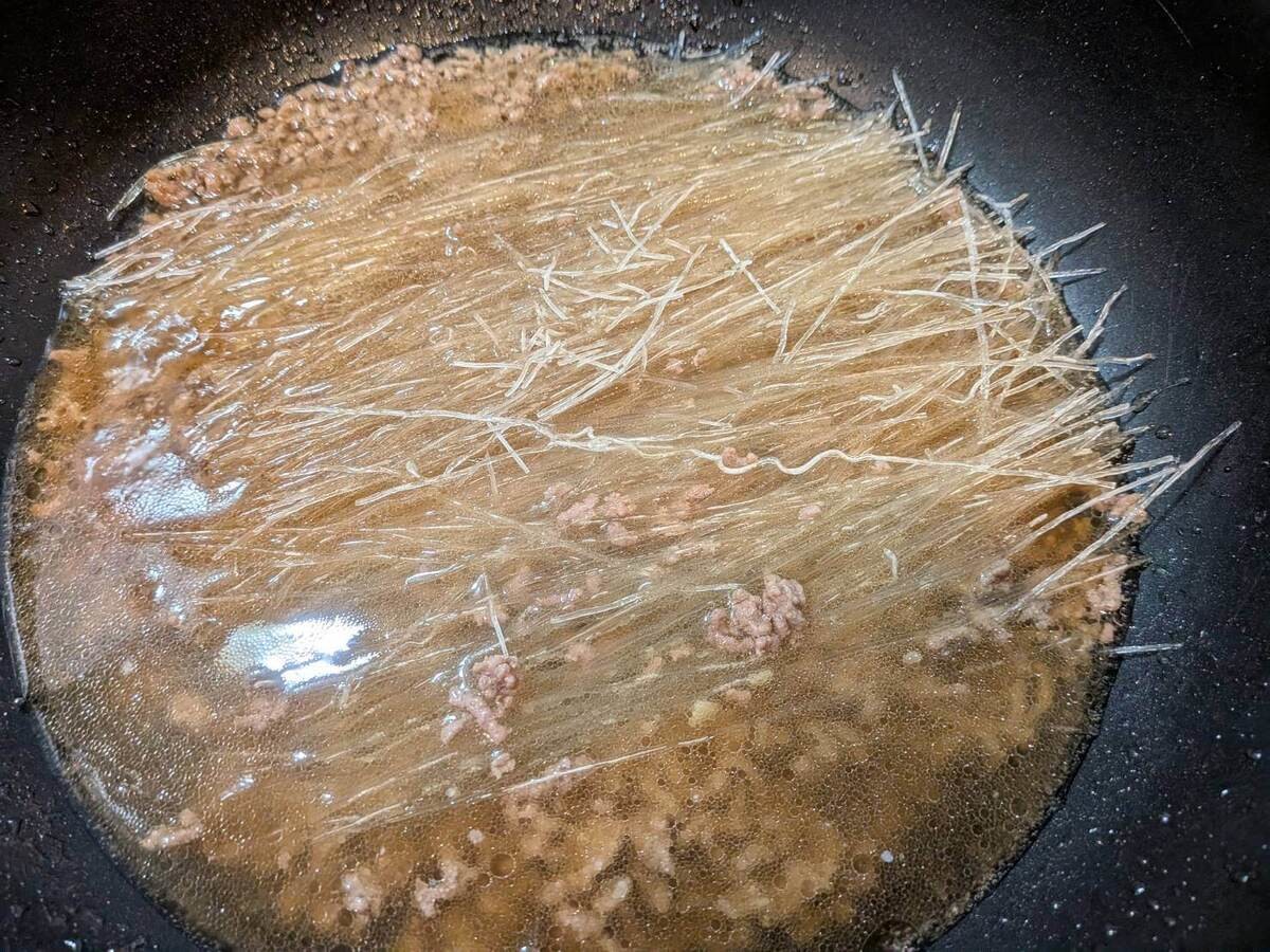 ピリ辛麻婆春雨