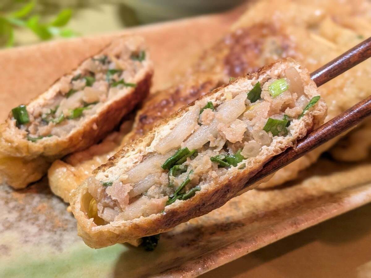 ギャル曽根さん「油揚げ餃子」