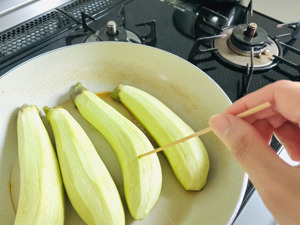 冷やし蒸しなす