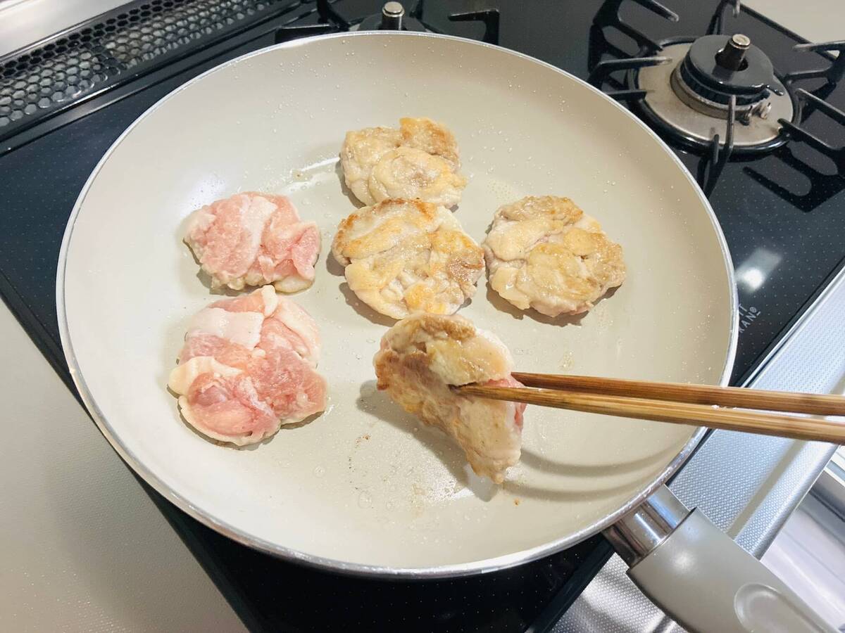 山本ゆりさん「豚こまの照り焼きステーキ風」のレシピ