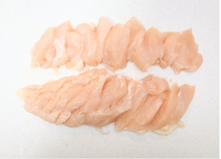 「鶏むね肉の冷しゃぶ風・梅香味野菜ダレ」のレシピ