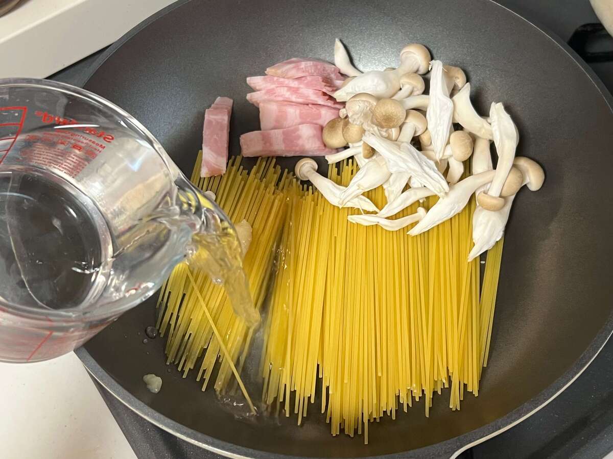 ミツカン公式「ワンパン!ぽんパスタ」のレシピ
