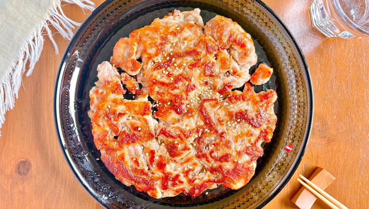 豚こまのしっとり中華焼き